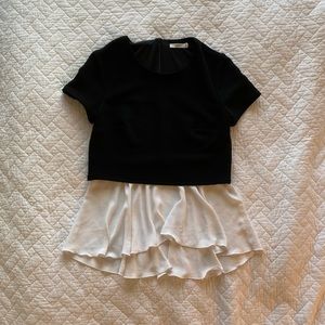 Bailey44 Black And White Top